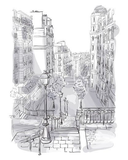 Montmarte monochrome