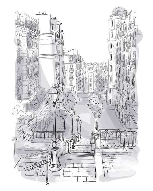 Montmarte monochrome