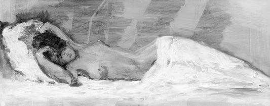 Sleeping nude in mono