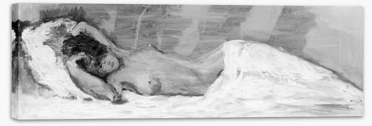 Sleeping nude in mono
